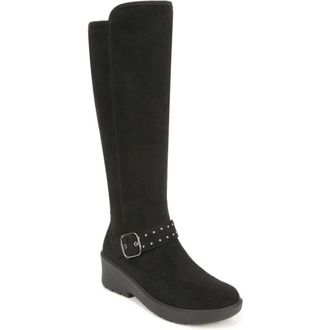 Bzees Mens Bzees Brandy 2 I7221F1001 Boots Black Faux Suede Knee-High RHS7717