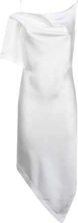 Iro Thiana Asymmetrical Satin-Finish Mini Dress