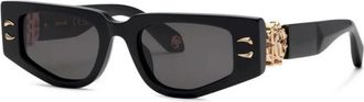 Roberto Cavalli Authentieke Src 057M 0700 Bril - Dames - Zonnebrillen - Zwart - 51 MM - Accessoires