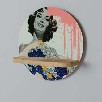 OEM Kanagawa Beauty Estante Redondo