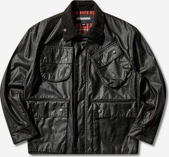Neighborhood Men s Coated Field Jacket Black