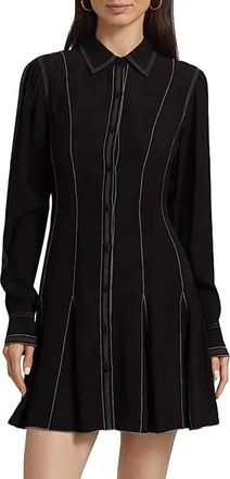 Ulla Johnson Roanne Mini Dress In Noir