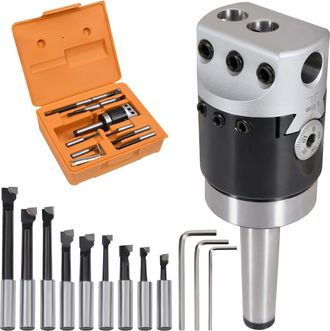vidaXL Set De Herramientas Perforaci&oacute;n 15 Pzas Cabezal 50mm Mt2-f1-12 Vidaxl