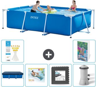 Intex Piscina Con Estructura Rectangular - 300x200x75 Cm - 7-piezas S49