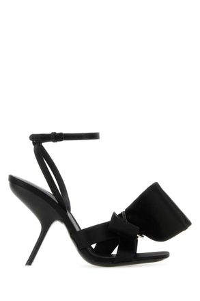 Ferragamo Black Ankle Strap Sandals