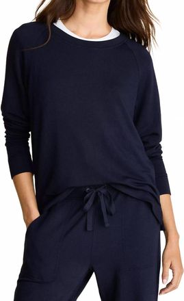 Lou & Grey Signaturesoft Sweatshirt In Navy