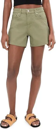 Levi's A-Line Shorts Womens Clothing Deep Lichen Green : 28, Cotton/Denim