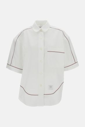 Thom Browne Camicia Maniche Corte Supersized