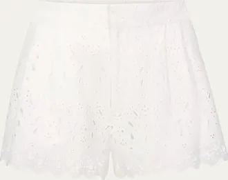 Frame Denim The Paisley Eyelet Shorts