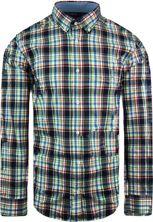 Eden Park Regular Mens Oxford Shirt - Green - Size Medium