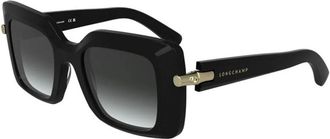 Longchamp Lo 776S Zonnebril - Dames - Zonnebrillen - Zwart - 50 MM - Accessoires