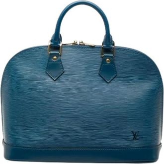 Louis Vuitton Pre-owned Alma Handbag - Dames - Vintage Handtas - Blauw - ONE Size - Vintage