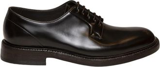 Green George 3029 Gepolijste Derby - Heren - Veterschoenen - Bruin - 41 EU - Leer - Schoenen