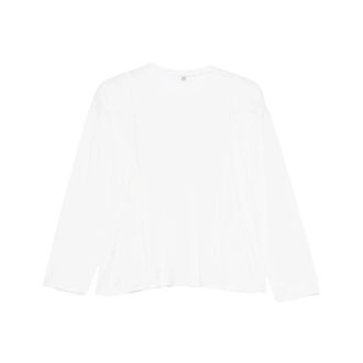 BASERANGE Long Sleeve Tops, female, White, Size: S Mul Long Sweater
