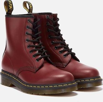 Dr. Martens Womens Dr. Martens 1460 Smooth Womens Cherry Red Leather Boots - Size: 6.5