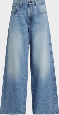 TWP Tiny Dancer Wide-Leg Jeans