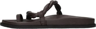 Elena Iachi M56tmoro-P26 Leren Mule - Dames - Slippers - Zwart - 39 EU - Leer - Schoenen