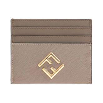 Fendi Wallets & Cardholders, female, Gray, Size: ONE SIZE FF Diamonds Card Case