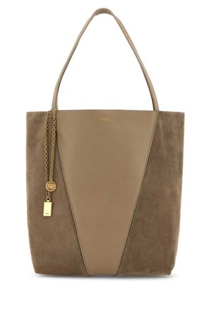 Chlo&eacute; Brown Spin Small Tote