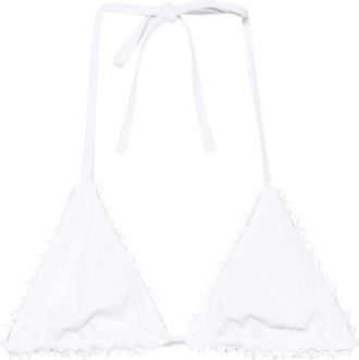 Jacquemus Le Haut de Maillot Picot - Dames - Bikinis - Wit - M - Badmode