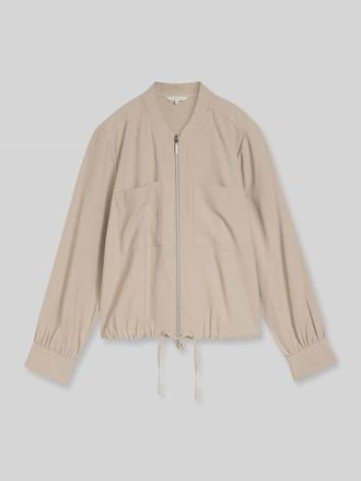 Tom Tailor Relaxed Fit Blouson mit Tunnelzug in Taupe, Gr&ouml;&szlig;e 34