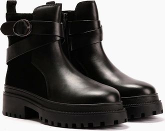 Osprey Womens Osprey London The Boston Leather Womens Black Boots - Size: 4