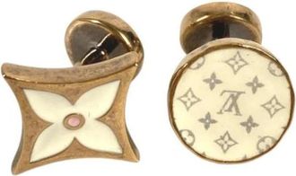 Louis Vuitton Pre-owned Vintage Manchetknopen - Heren - Vintage Accessoires - Geel - ONE Size - Vintage