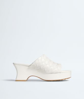 Bottega Veneta Rosita Wedge Mule - White - Woman - 4