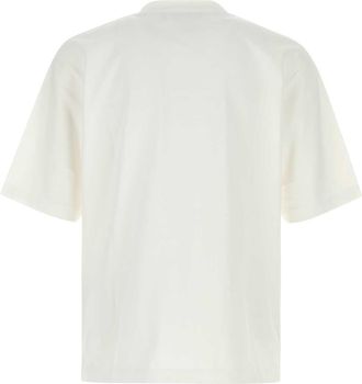 Dsquared2 Mens Logo-Embroidered Cotton T-Shirt White