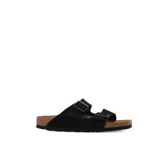 Birkenstock Arizona Soft Footbed Sandalen - Heren - Sandalen - Zwart - 39 EU - Su&egrave;de - Schoenen