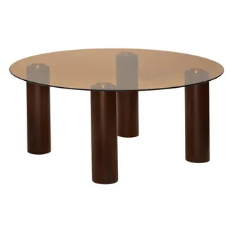 Atmosphera Tavolino Rotondo Ambra, Diametro 80 Cm, Color Ambra - Atmosphera Cr&eacute;ateur DInt&eacute;rieur