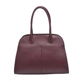 Urban Expression Womens Janice Satchel Bag In Burgundy