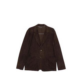 Canali Button Suede Blazer