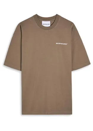 Mki Miyuki Zoku Uniform Logo-print Cotton T-shirt - Brown - XL