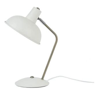 Leitmotiv L&aacute;mpara De Sobremesa Leitmotiv Hood Blanca 37,5 Cm Metal