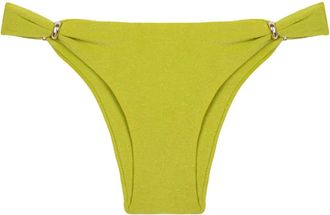 Lenny Niemeyer ring ribbed bikini bottom - Green