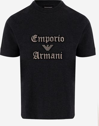 Emporio Armani T Shirt Emporio Armani In Cotone Con Logo
