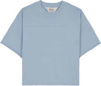 Brain Dead Cotton Football T-Shirt in Blue at Nordstrom, Size Xx-Large
