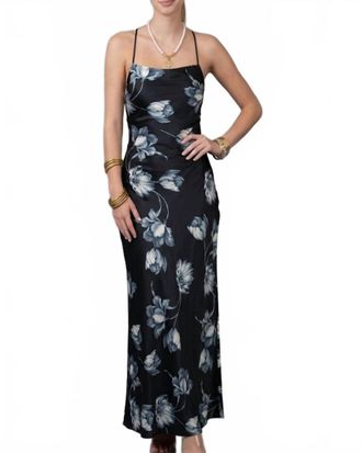 Le Lis Blanc Deux Floral Maxi Dress In Midnight