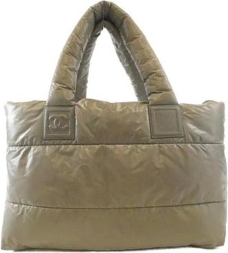 Chanel Pre-owned Tote Bags, female, Green, Size: ONE SIZE Pre-owned Vintage Tote Bag