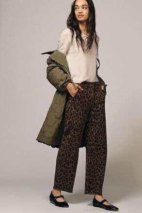 LE JEAN Utility Mid-Rise Soft Barrel Jeans