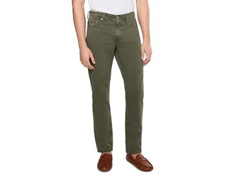 AG - Adriano Goldschmied Everett Slim Straight Pants Mens Casual Pants Sulfur Fern Springs : 31 32, Cotton/Denim/Elastane