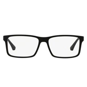 Emporio Armani Demo Rectangular Mens Eyeglasses EA3038 5063 56