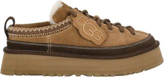 UGG Brown Heritage Shearling Suede Slippers