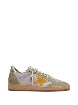 Golden Goose Low-Top Sneakers with Silk and Nylon Construction