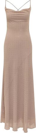 Pinko Farro Dress - Dames - Avondkleed - Roze - M - Polyester - Kleedjes