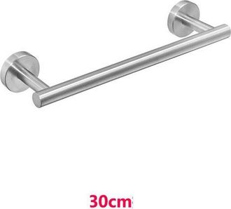 OEM Un Toallero De Ba&ntilde;o De Acero Inoxidable 304 Plateado Con Una Barra Individual Cepillada De 30 Cm