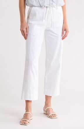 Democracy Ultra Skyrise Paperbag Pants in White at Nordstrom Rack, Size 12