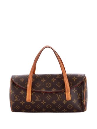 Louis Vuitton Sonatine Handbag Monogram Canvas satchel - Brown