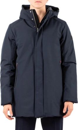 Canadian Parka City - Heren - Parka Jassen - Blauw - 2XL - Leer - Jassen